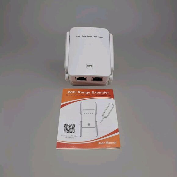 WiFi Extender Signal Booster/ REPEATER Port & Access Point, 1-Tap Setup, 2.4GHz - Picture 4 of 9